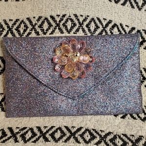 Mrs. Albright Specialty NWOT Glitter Clutch.